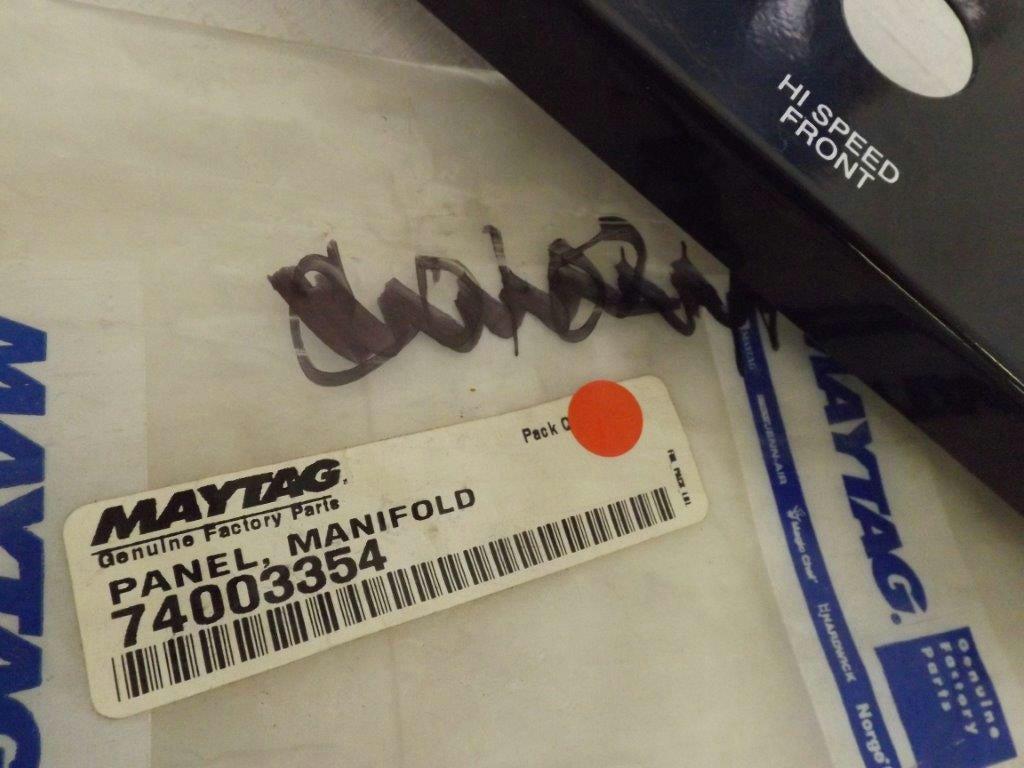 MAYTAG WHIRLPOOL STOVE 74003354 MANIFOLD PANEL NEW MAYTAG WHIRLPOOL STOVE 74003354 MANIFOLD PANEL NEW
